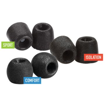 Comply Foam Earphone Tips - Variety Pack 100
