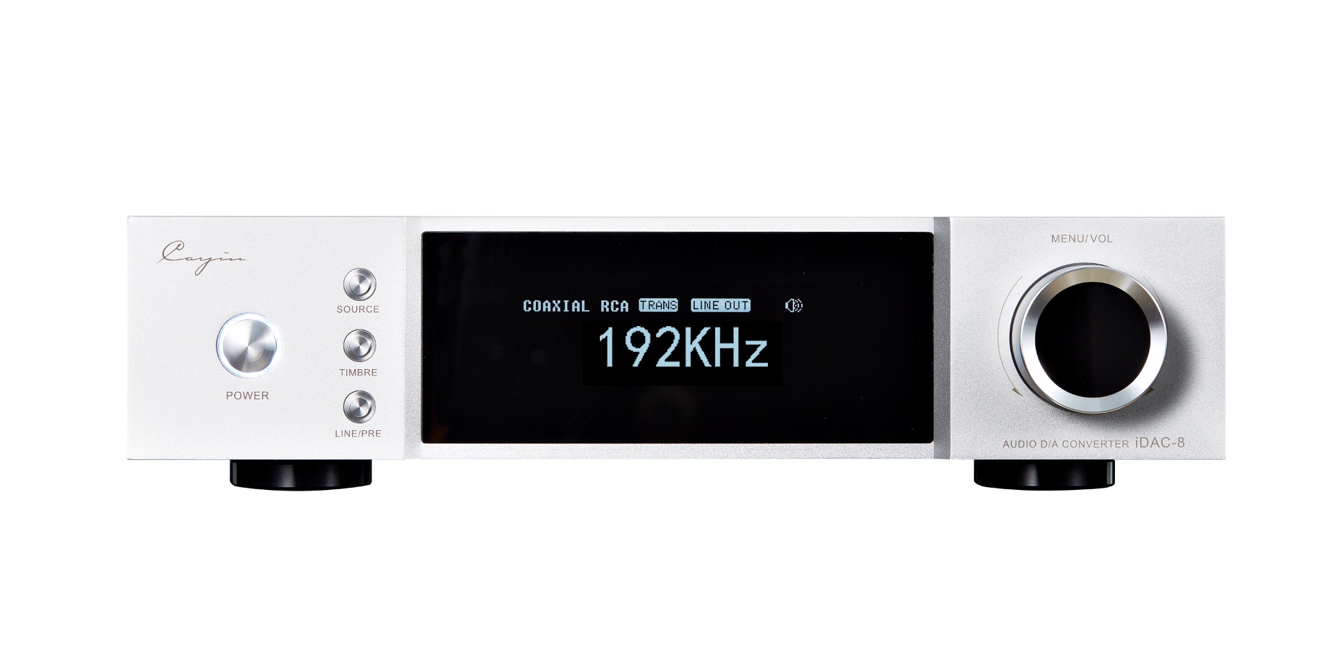 Cayin iDAC-8 DAC with Solid-state / Tube Timbre Output Modes