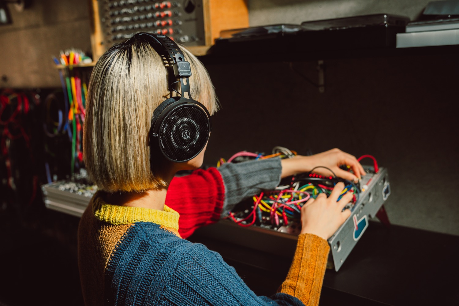 Photo of woman wearing ATH-R50x