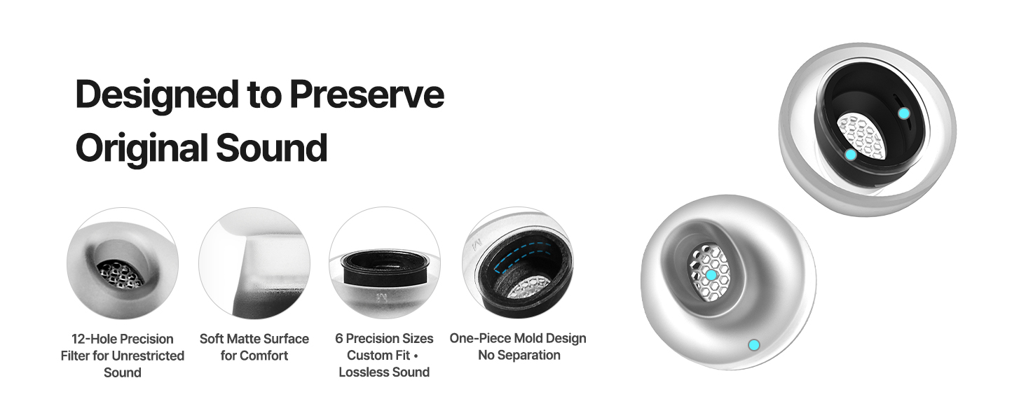 Designed to preserve original sound.